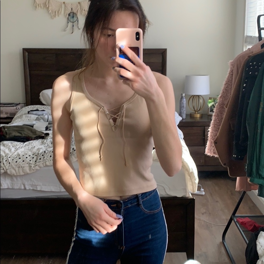Beige cami top
